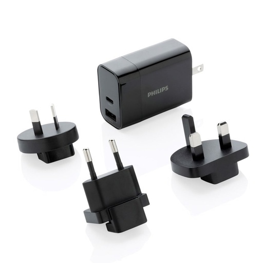 [000005263] CARGADOR DE VIAJE ULTRA RAPIDO CON ACCESORIOS PHILIPS