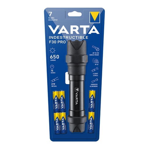 [000005364] LINTERNA INDESTRUCTIBLE F30 PRO VARTA