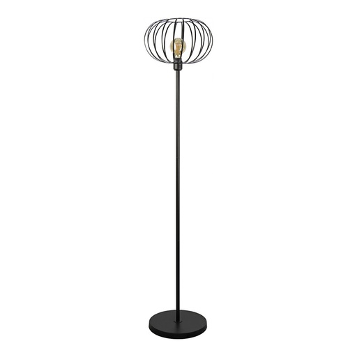 [000005485] LAMPARA DE PIE (SALON) VINTAGE E27 60W COLOR NEGRO Ø35x150cm
