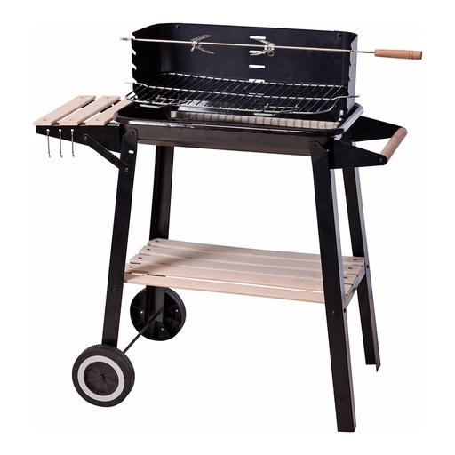 [000005518] BARBACOA RECTANGULAR DE CARBON 54x34x6.5cm