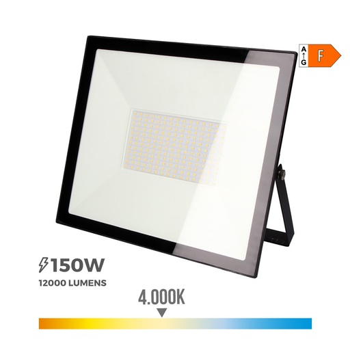 [000005535] FOCO PROYECTOR LED 150W 12000lm 4000K LUZ DIA 35x31x4,5cm EDM