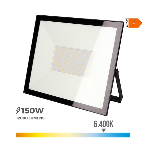 [000005536] FOCO PROYECTOR LED 150W 12000lm 6400K LUZ FRIA 35x31x4,5cm EDM