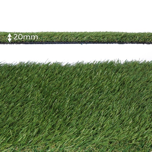 [000005563] CÉSPED ARTIFICIAL 20mm ROLLO 1x5m COLOR VERDE MODELO: GRACEFULL EDM