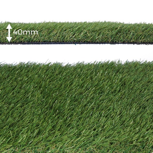 [000005622] CÉSPED ARTIFICIAL 40mm ROLLO 1x5m COLOR VERDE MODELO: GRACEFULL EDM