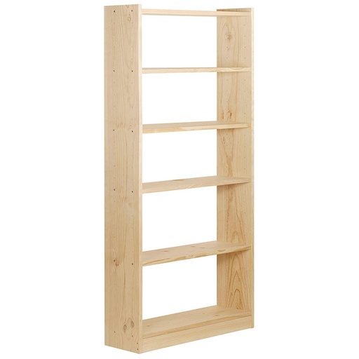 [000005642] LIBRERIA GALA 6 BALDAS DE 80cm PINO MACIZO 184,7x80x25cm ASTIGARRAGA