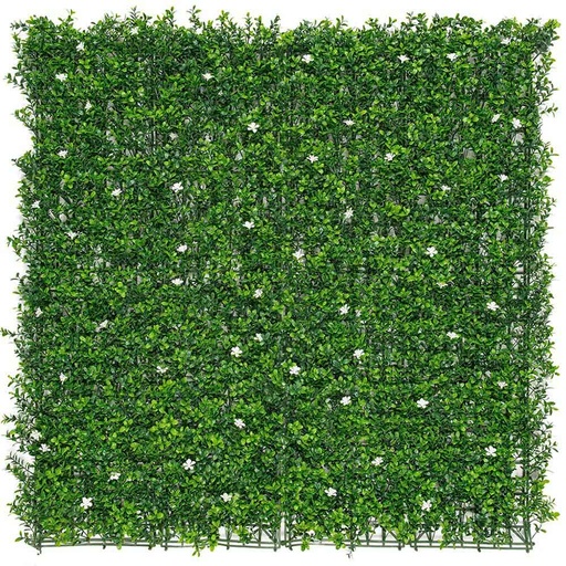[000005794] JARDÍN VERTICAL FLORES DE JAZMÍN COLOR VERDE 1x1m  NORTENE