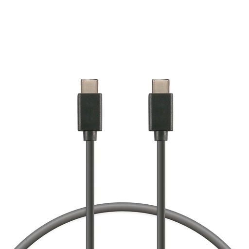 [000005884] Cable de 1 m, conectores USB-C y USB-C, Negro