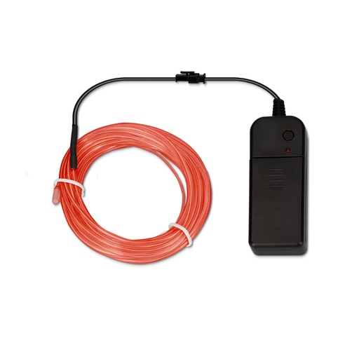 [000005899] Tiras LED neón, 5 metros, recortables, multiusos, rojo