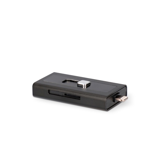 [000005908] Lector Micro SD, conectores USB-A y Lightning