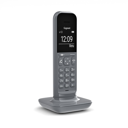 [000006042] GIGASET WIRELESS PHONE CL390 GRAY (S30852-H2902-D203)