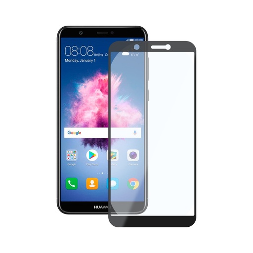 [000006269] Protector de pantalla para Huawei P Smart, Vidrio templado, Grosor 0.33 mm, Negro