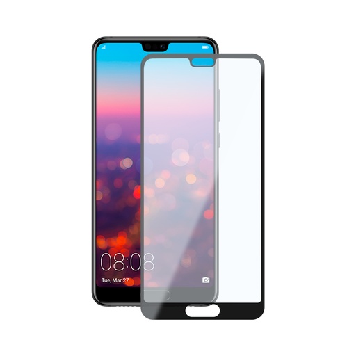 [000006272] Protector de pantalla para Huawei P20 Pro, Vidrio templado, Grosor 0.33 mm, Negro