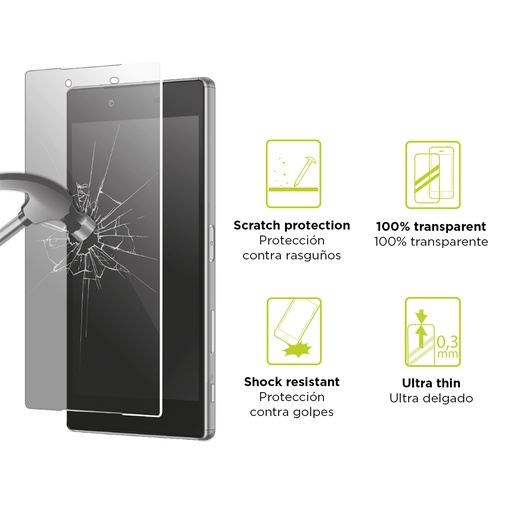 [000006275] Protector de pantalla para Honor 9 Lite, Vidrio templado, Grosor 0.33 mm, Transparente