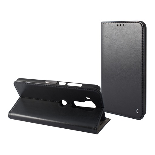 [000006292] Funda con tapa para Huawei Mate 20 Lite, Semirrígida, Standing, Negro