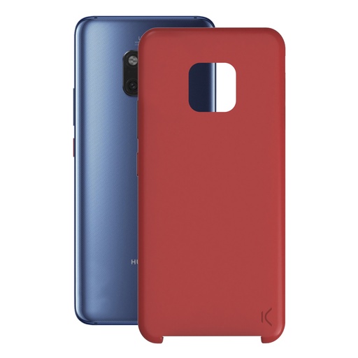 [000006297] Funda para Huawei Mate 20 Pro, Semirrígida, Rojo