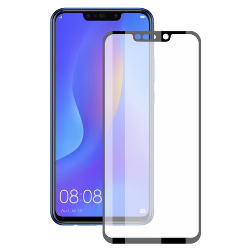 [000006301] Protector de pantalla para Huawei Mate 20 Pro, Vidrio templado, Grosor 0.33 mm, Negro