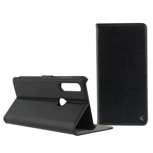 [000006306] Funda con tapa para Honor 10 Lite, Semirrígida, Standing, Negro