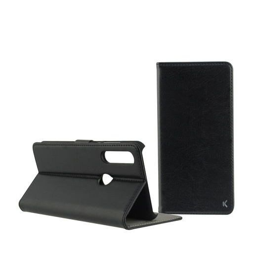 [000006308] Funda con tapa para Honor Play, Rígida, Negro