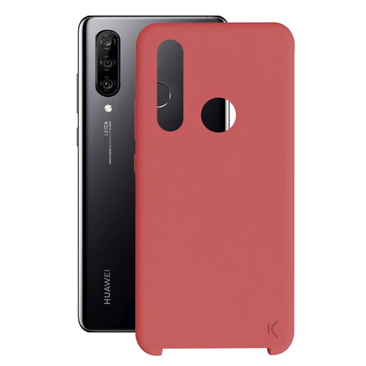 [000006319] Funda para Huawei P30 Lite, Semirrígida, Rojo