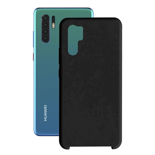 [000006322] Funda para Huawei P30 Pro, Semirrígida, Negro