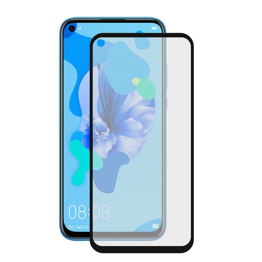 [000006337] Protector de pantalla para Huawei Nova 5I, Vidrio templado, Grosor 0.33 mm, Negro