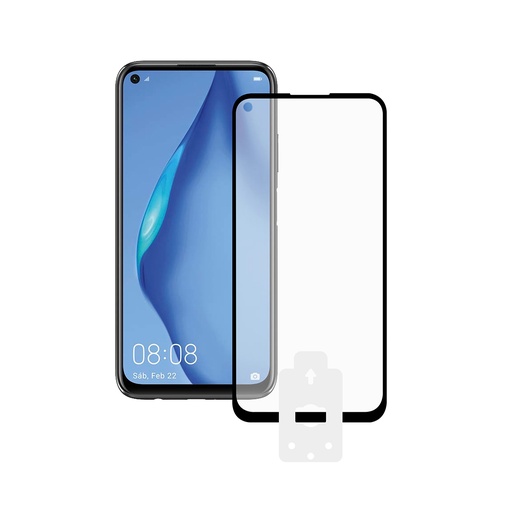 [000006360] Protector de pantalla para Huawei P40 LITE, Vidrio templado, Grosor 0.33 mm, Negro
