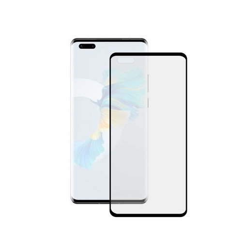 [000006386] Protector de pantalla para Huawei MATE 40, Vidrio templado, Grosor 0,33 mm, Negro