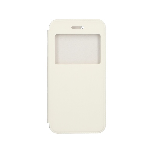 [000006396] Funda con tapa para iPhone 6, 6S, Blanco