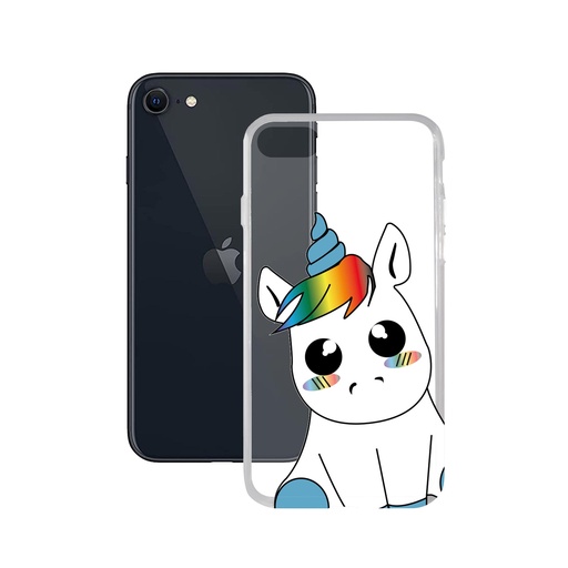 [000006406] Funda para iPhone SE 2022, SE 2020, 8 y 7, Flexible, Estampado