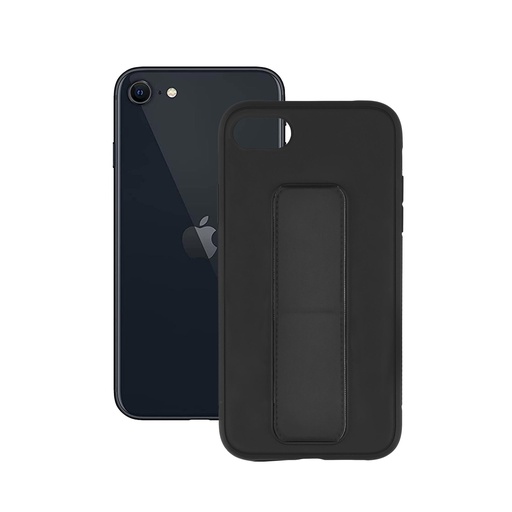 [000006412] Funda para iPhone SE 2022, 2020, 8 y 7 Semirrígida, Negro