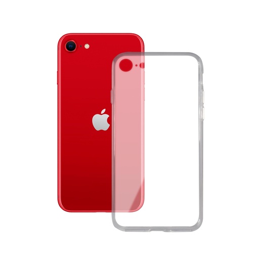 [000006422] Funda para iPhone SE 2022, SE 2020, 8 y 7, Semirrígida, Transparente