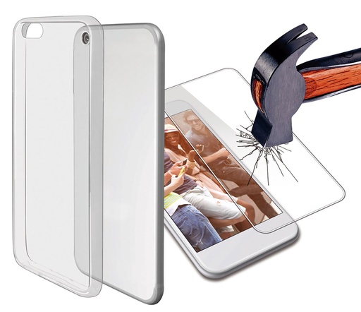 [000006443] Kit de Protección para iPhone 7 Plus, iPhone 8 Plus, Semirrígida, Transparente
