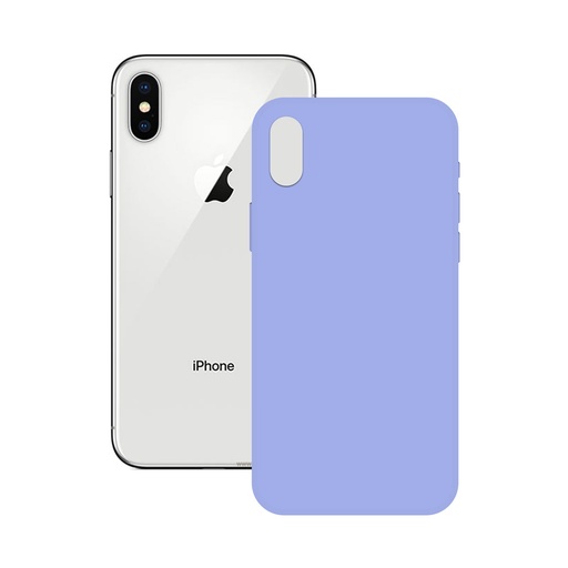 [000006445] Funda para iPhone X, XS, Semirrígida, Lavanda