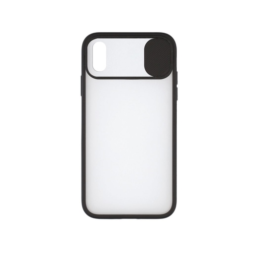 [000006452] Funda para iPhone X, XS, Flexible, Negro