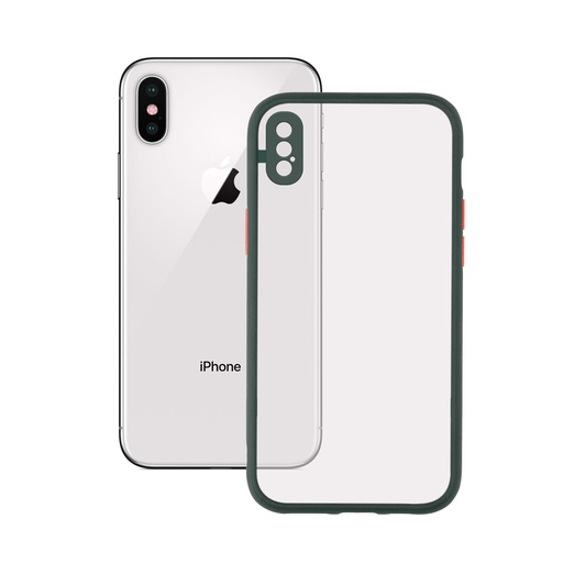[000006454] Funda para iPhone X, XS, Flexible, Verde