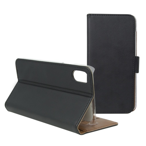 [000006457] Funda con tapa para iPhone X, iPhone XS, Rígida, Negro