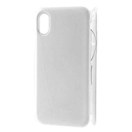 [000006460] Funda para iPhone X, iPhone XS, Semirrígida, Blanco