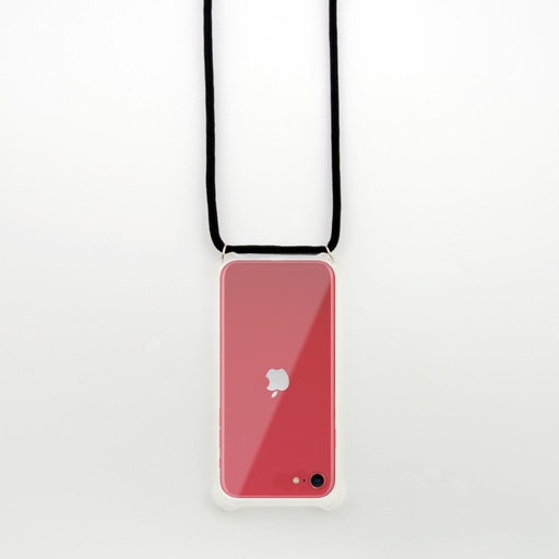 [000006462] Funda con cordón para iPhone SE 2022, SE 2020, 8 y 7, Flexible,