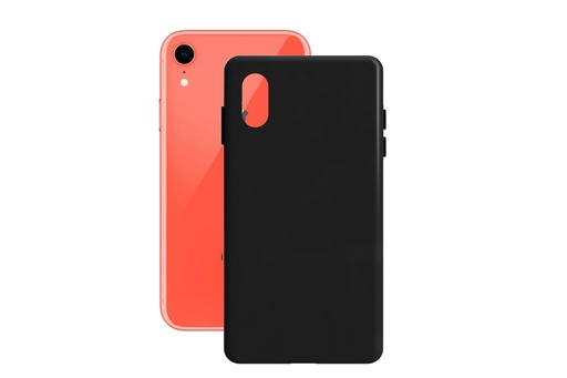 [000006463] Funda para iPhone XR, Rígida, Negro
