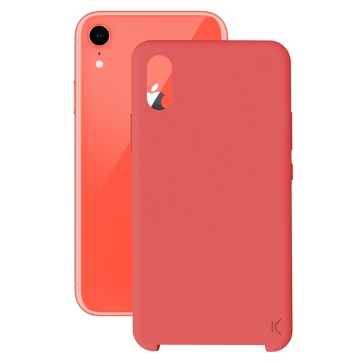 [000006464] Funda para iPhone XR, Semirrígida, Rojo
