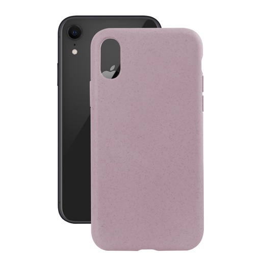 [000006469] Funda Ecológica para iPhone XR, Semirrígida, Rosa