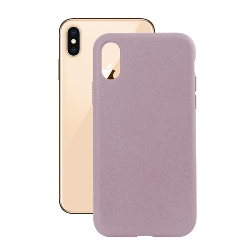 [000006481] Funda Ecológica para iPhone XS Max, Semirrígida, Rosa