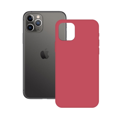[000006487] Funda para iPhone 11 Pro, Semirrígida, Fucsia