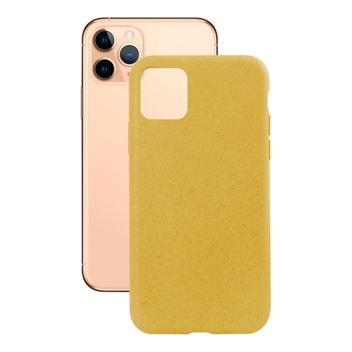 [000006491] Funda Ecológica para iPhone 11 Pro, Semirrígida, Amarillo