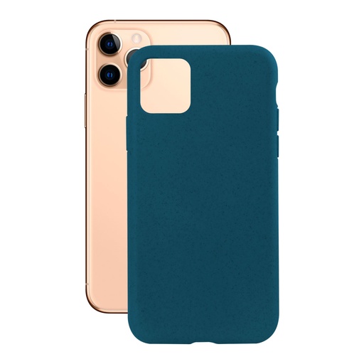 [000006492] Funda Ecológica para iPhone 11 Pro, Semirrígida, Azul
