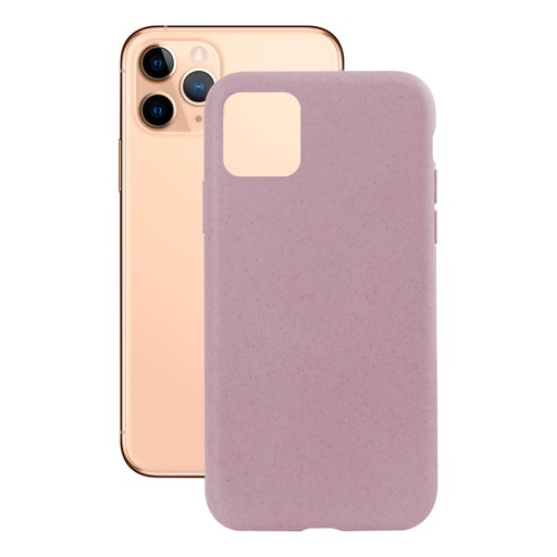 [000006493] Funda Ecológica para iPhone 11 Pro, Semirrígida, Rosa