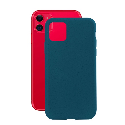 [000006505] Funda Ecológica para iPhone 11, Semirrígida, Azul