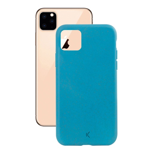 [000006520] Funda Ecológica para iPhone 11 Pro Max, Semirrígida, Azul