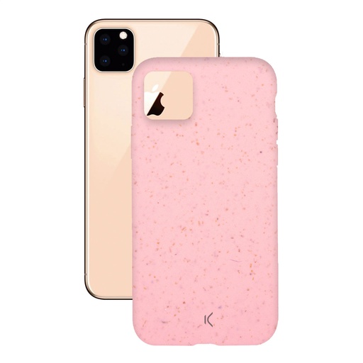 [000006521] Funda Ecológica para iPhone 11 Pro Max, Semirrígida, Rosa