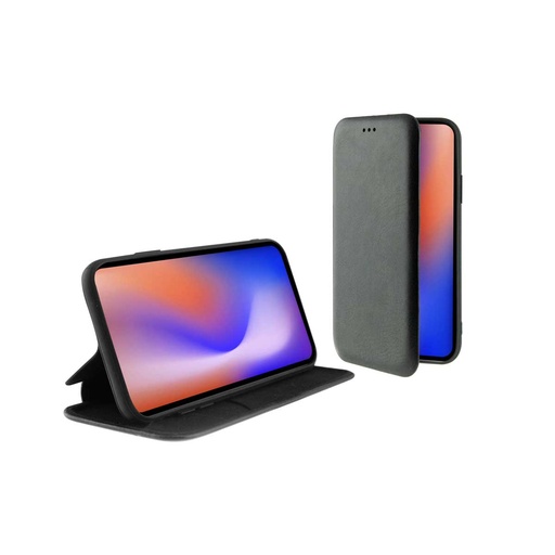 [000006532] Funda con tapa para iPhone 12 Mini, Rígida, Negro